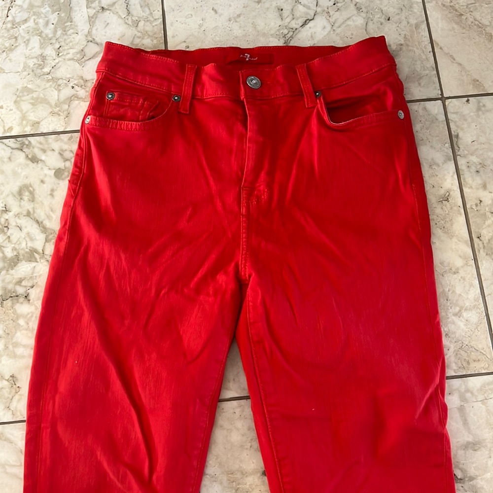 Seven for all mankind read skinny jeans size 26